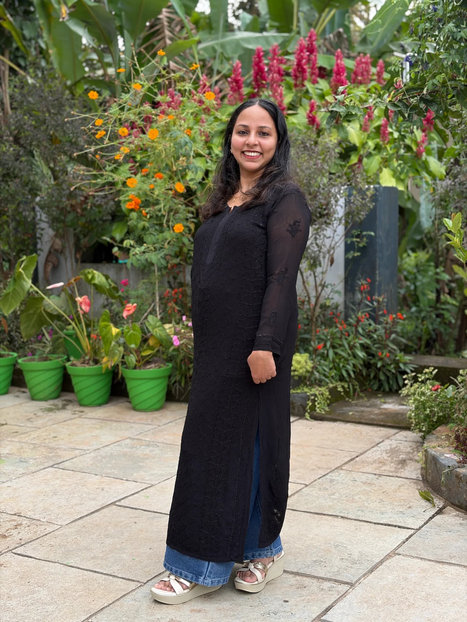 Black Jaal Kurti